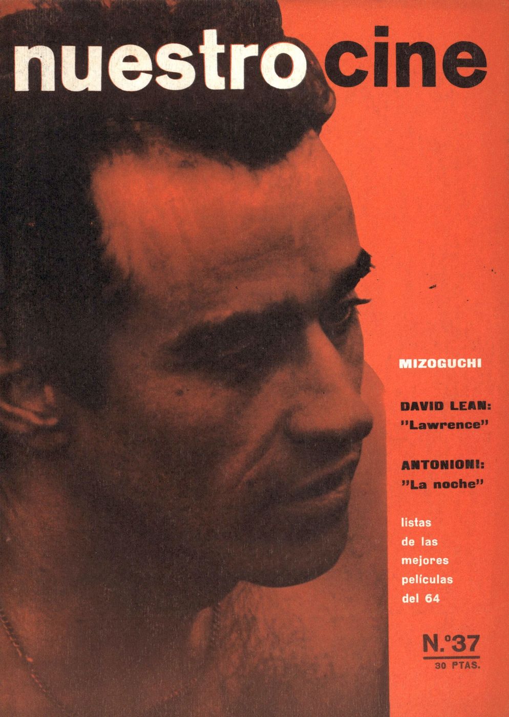 NUESTRO CINE magazine side cover Issue 37 January 1965