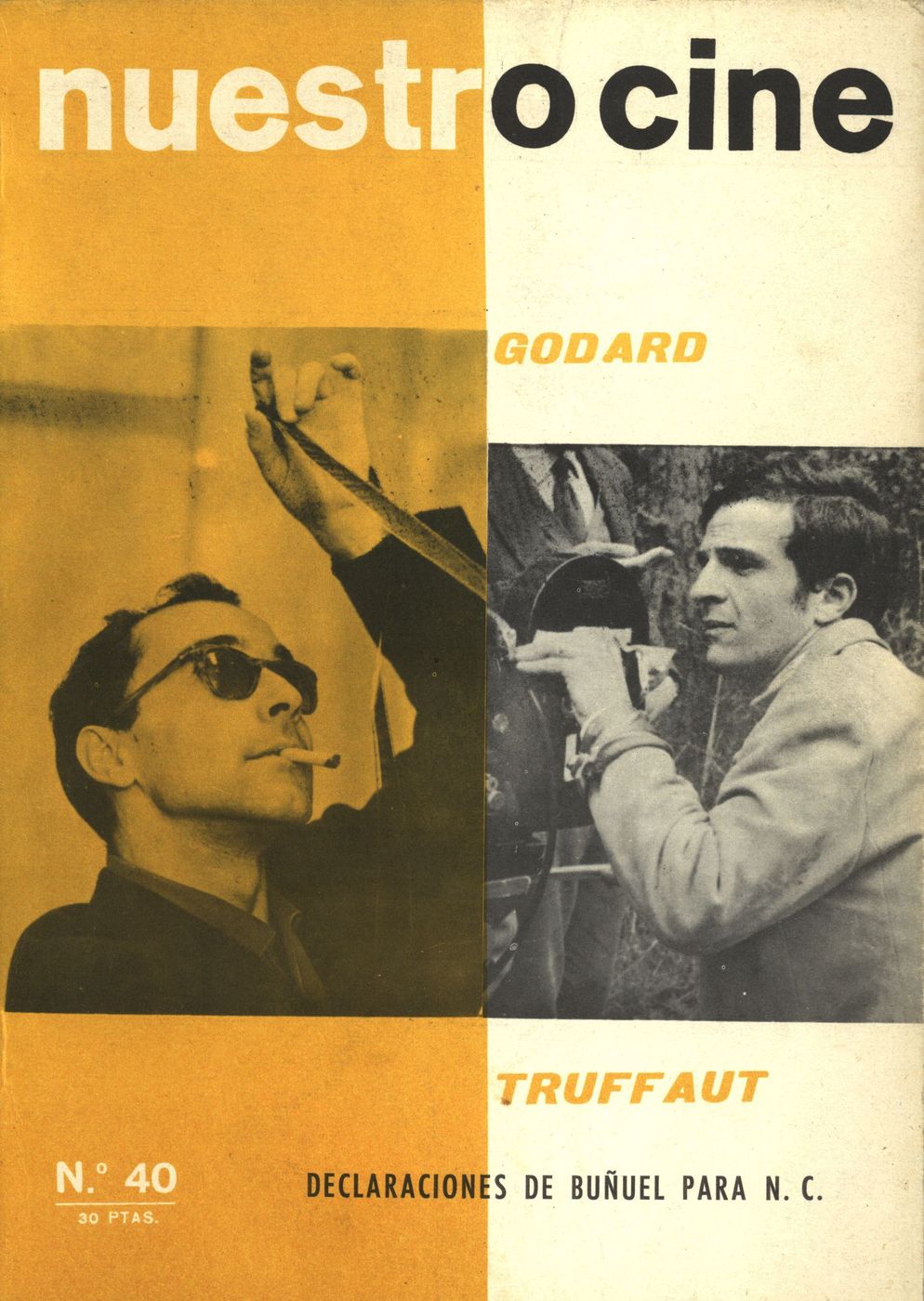 NUESTRO CINE magazine side cover Issue 40 April 1965