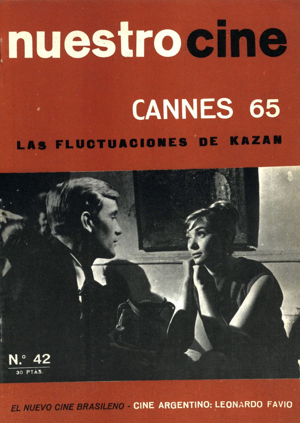 NUESTRO CINE magazine side cover Issue 42 June 1965