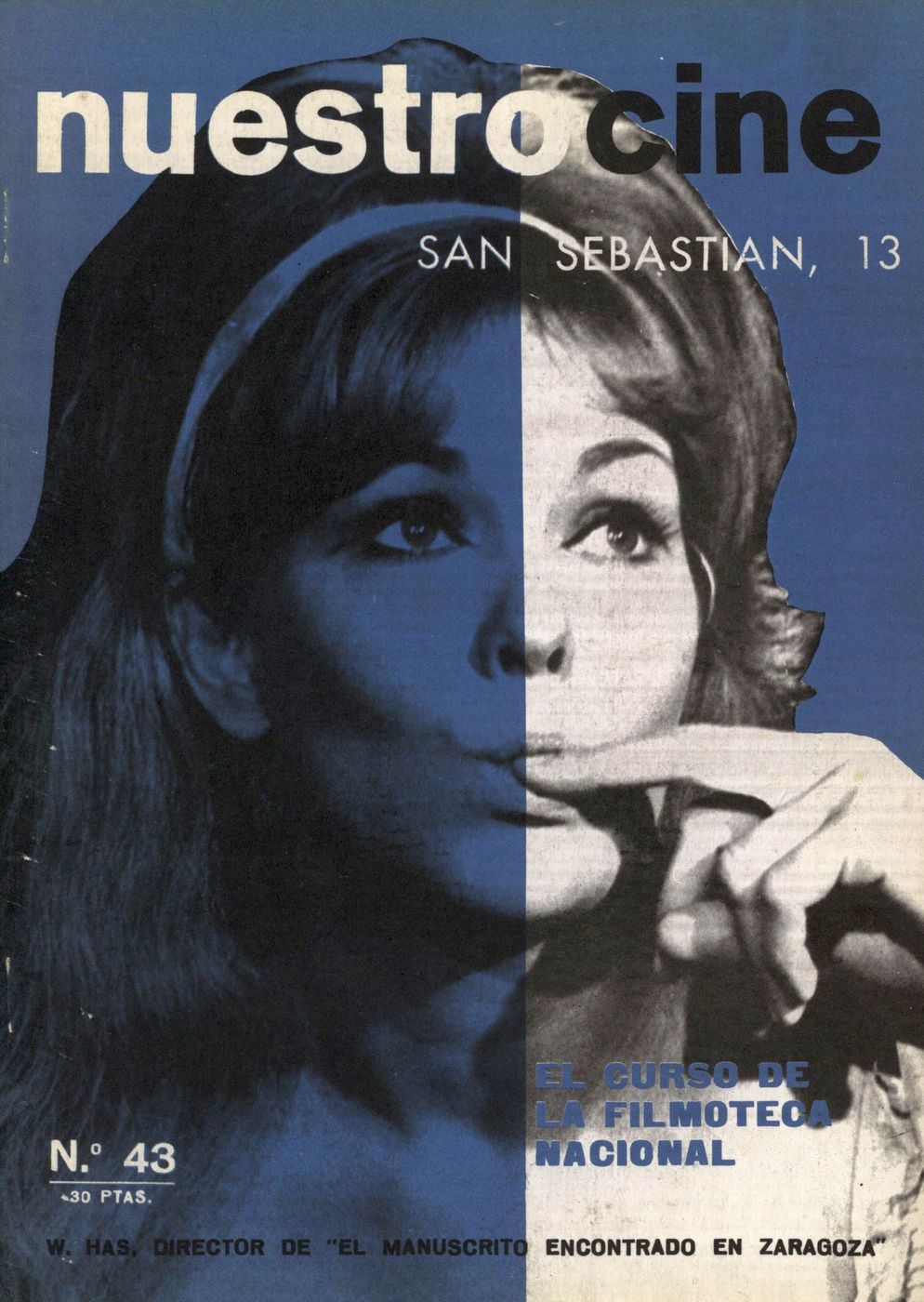NUESTRO CINE magazine side cover Issue 43 July 1965