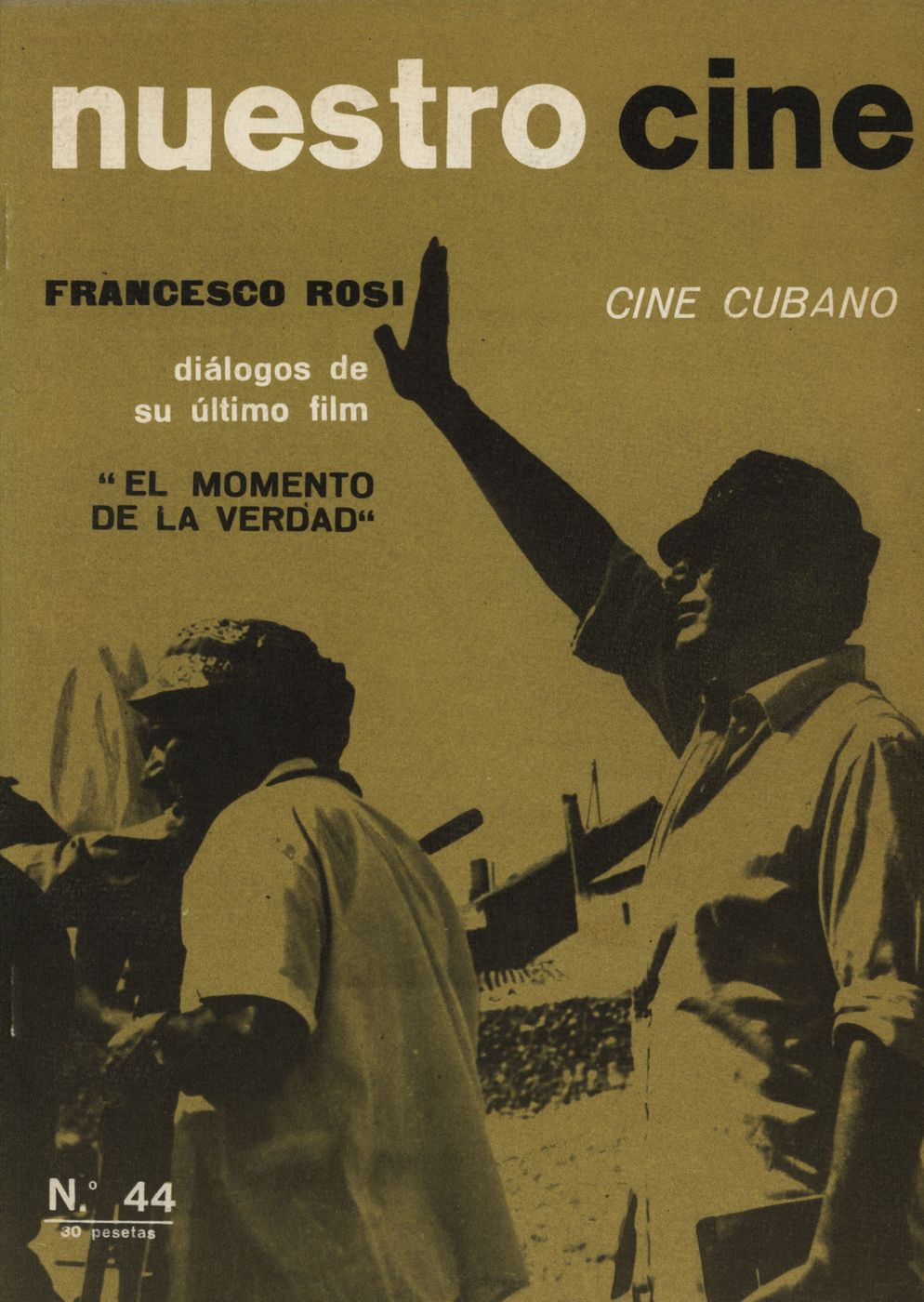 NUESTRO CINE magazine side cover Issue 44 September 1965