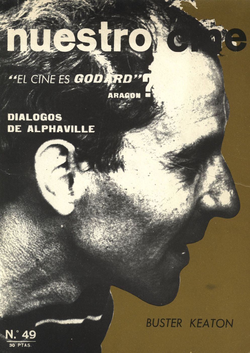NUESTRO CINE magazine side cover Issue 49 February 1966