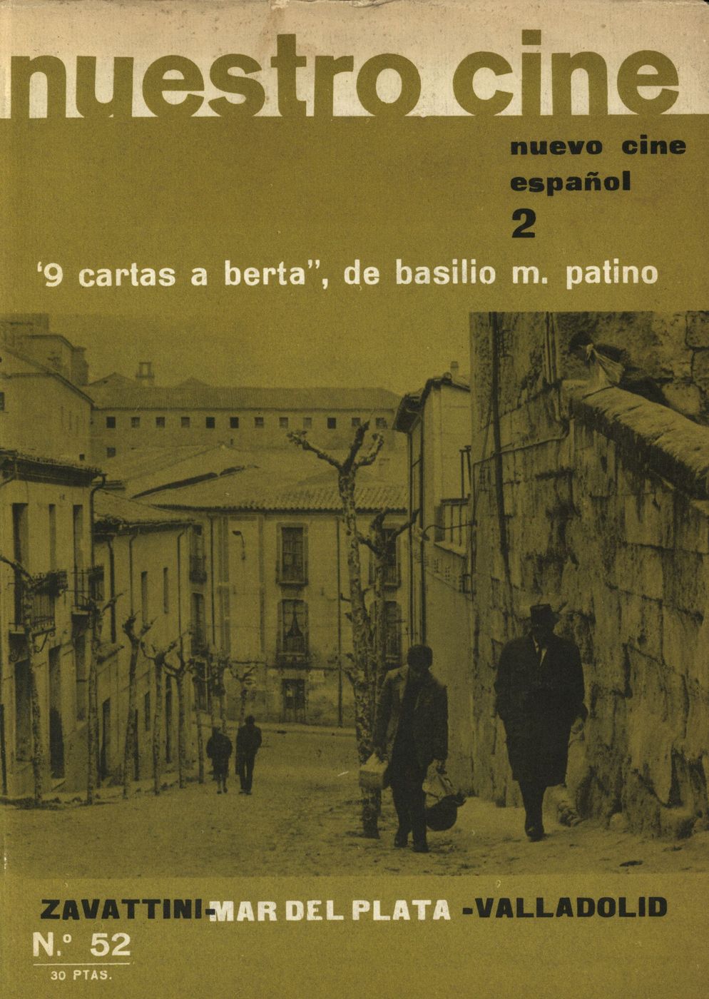 NUESTRO CINE magazine side cover Issue 52 May 1966
