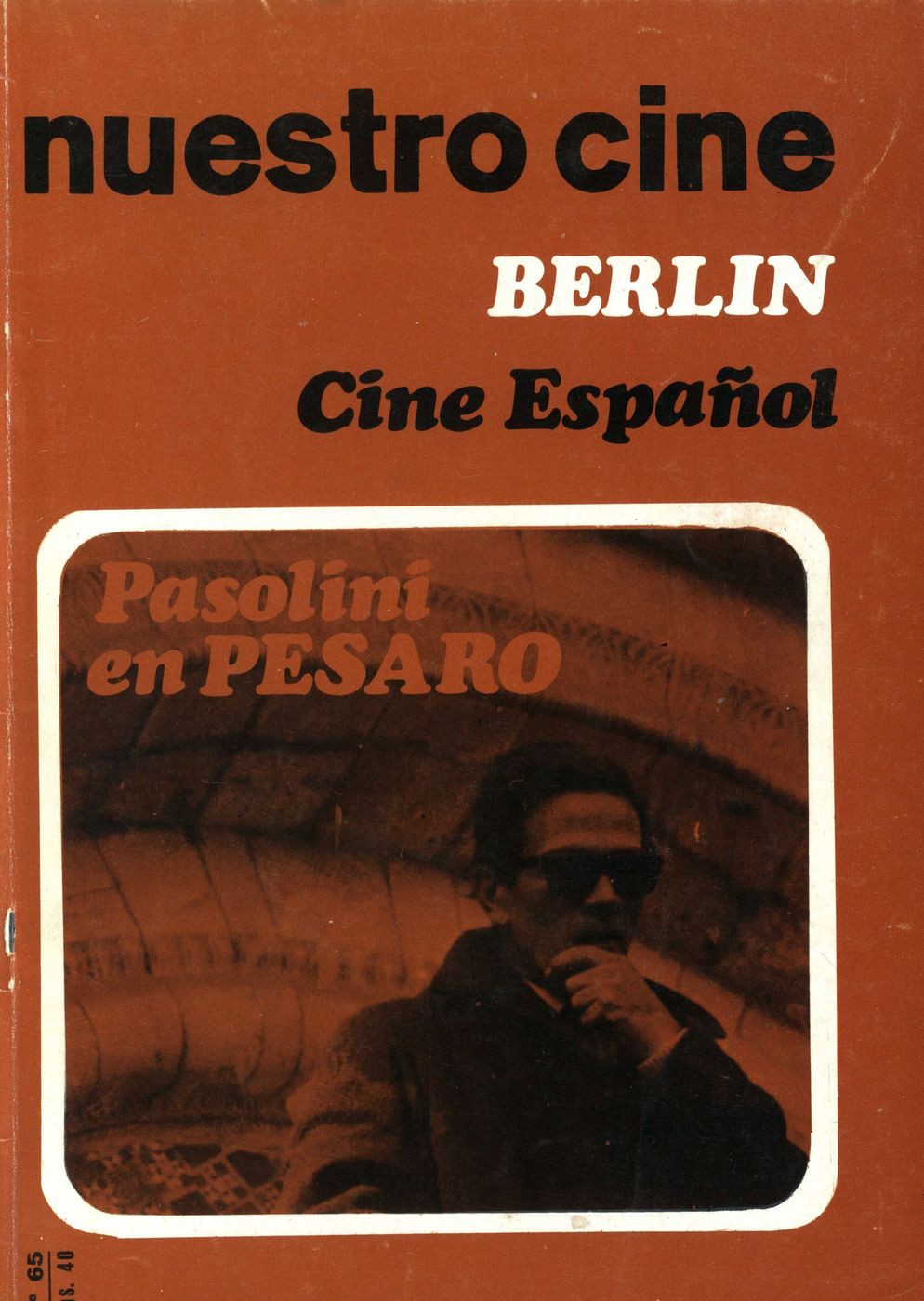 NUESTRO CINE magazine side cover Issue 65 September 1967