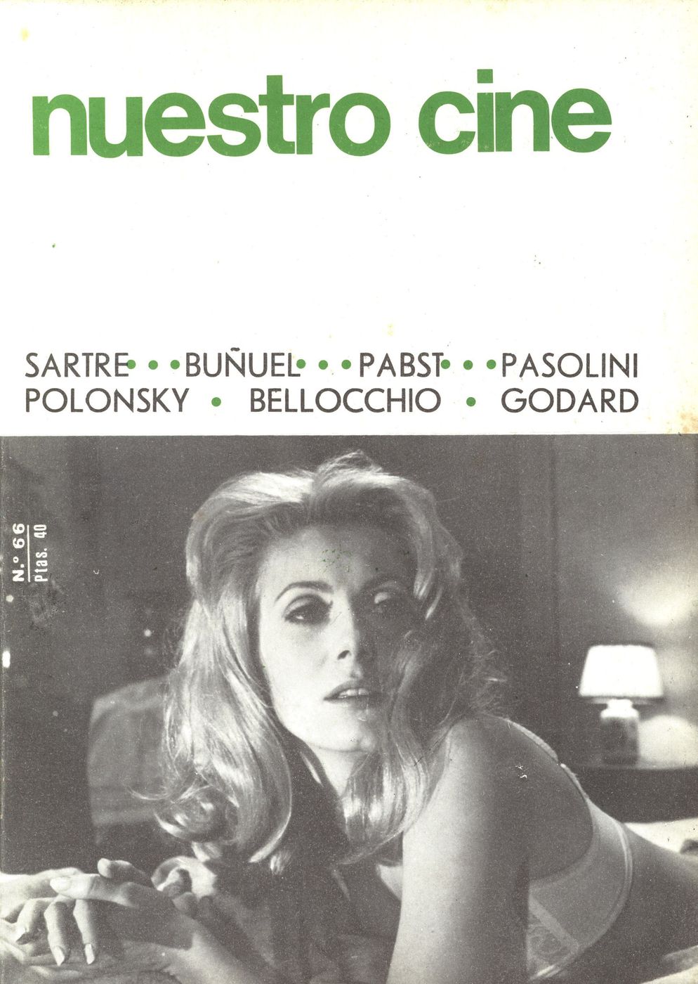 NUESTRO CINE magazine side cover Issue 66 October 1967