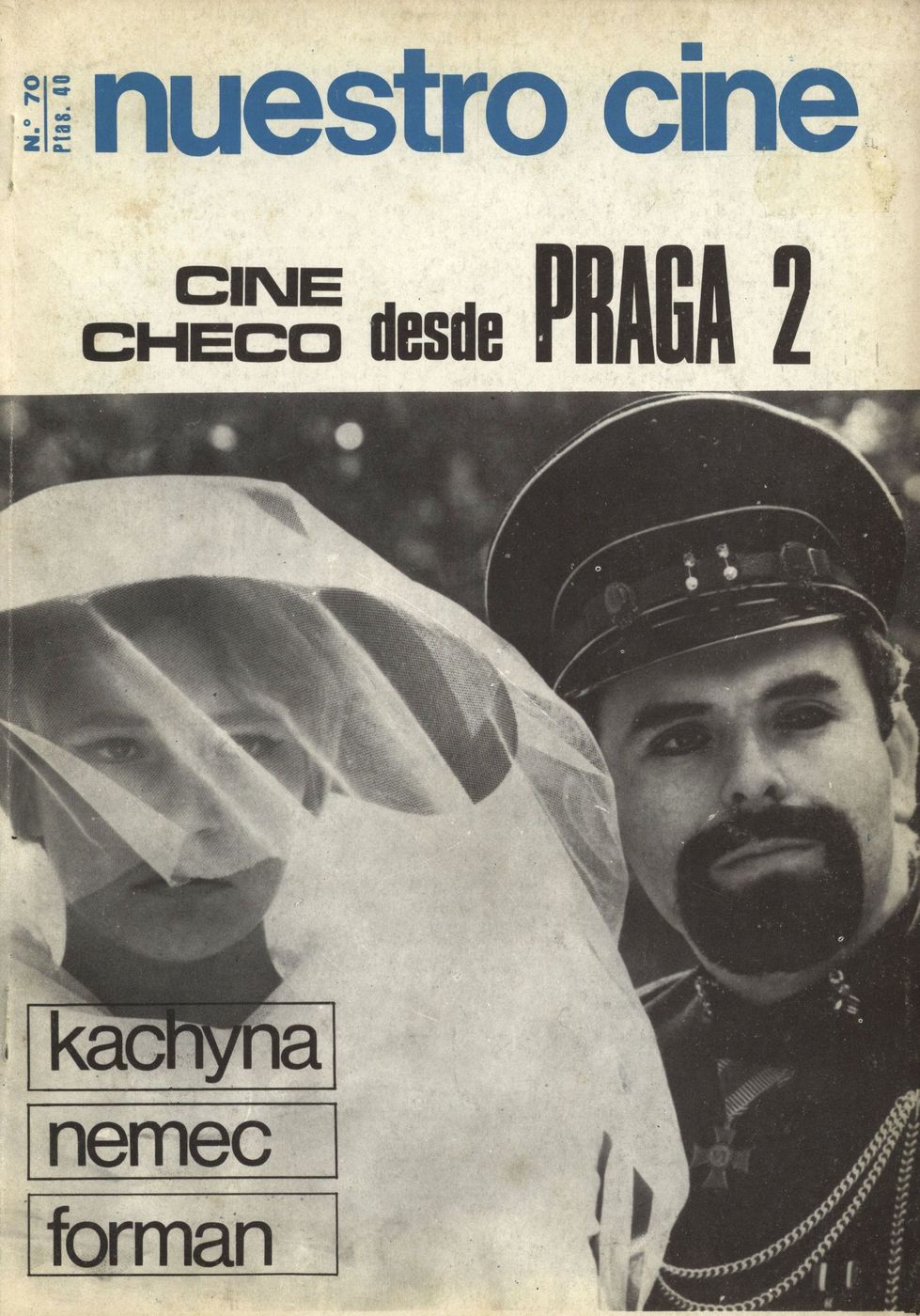 NUESTRO CINE magazine side cover Issue 70 February 1968