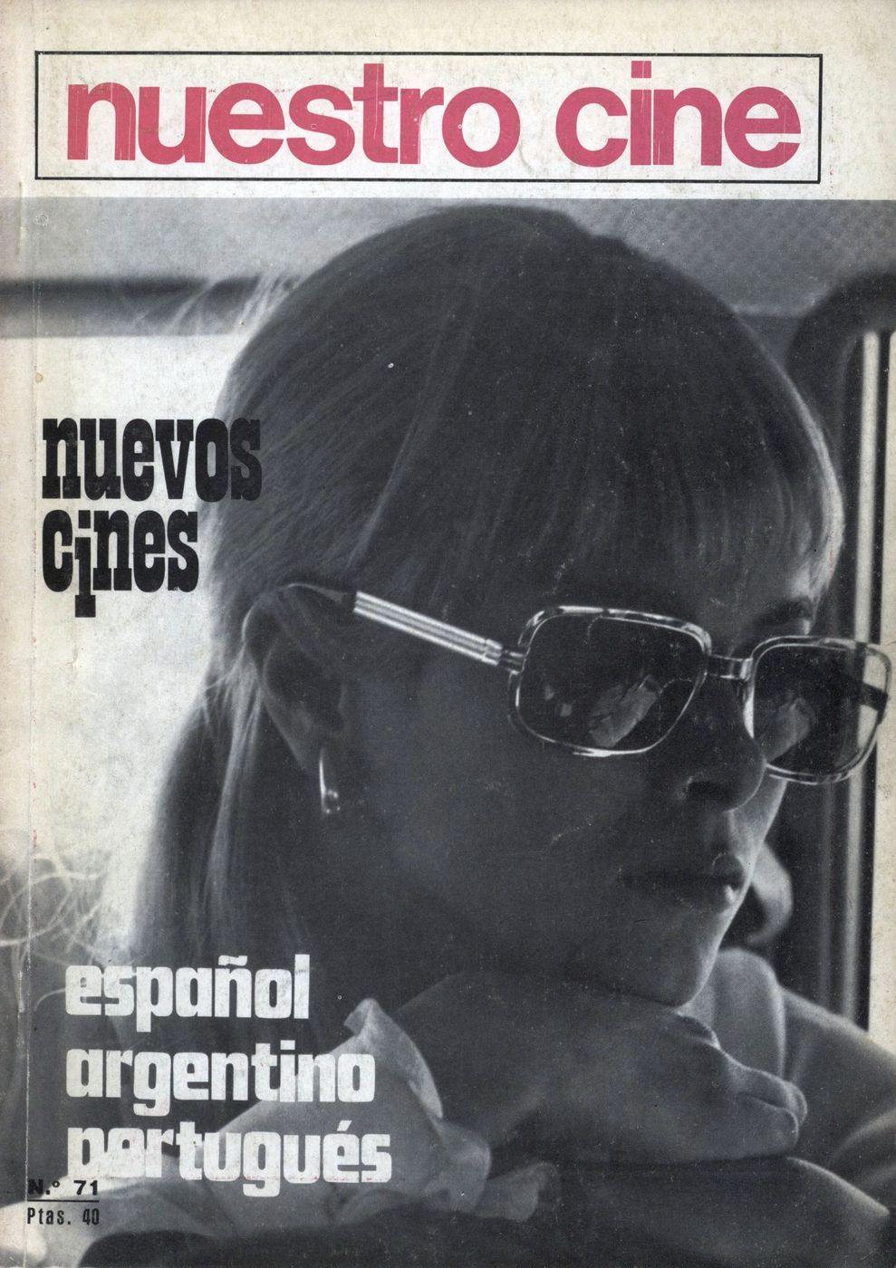 NUESTRO CINE magazine side cover Issue 71 March 1968