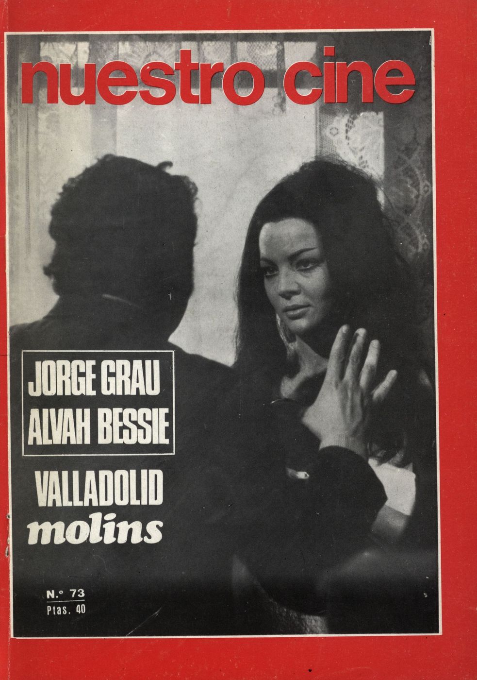 NUESTRO CINE magazine side cover Issue 73 May 1968