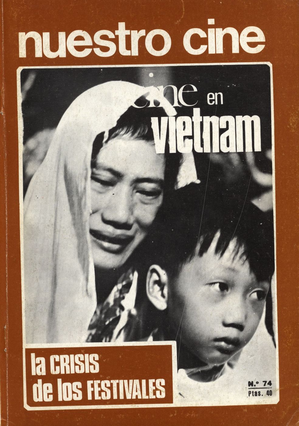 NUESTRO CINE magazine side cover Issue 74 June 1968