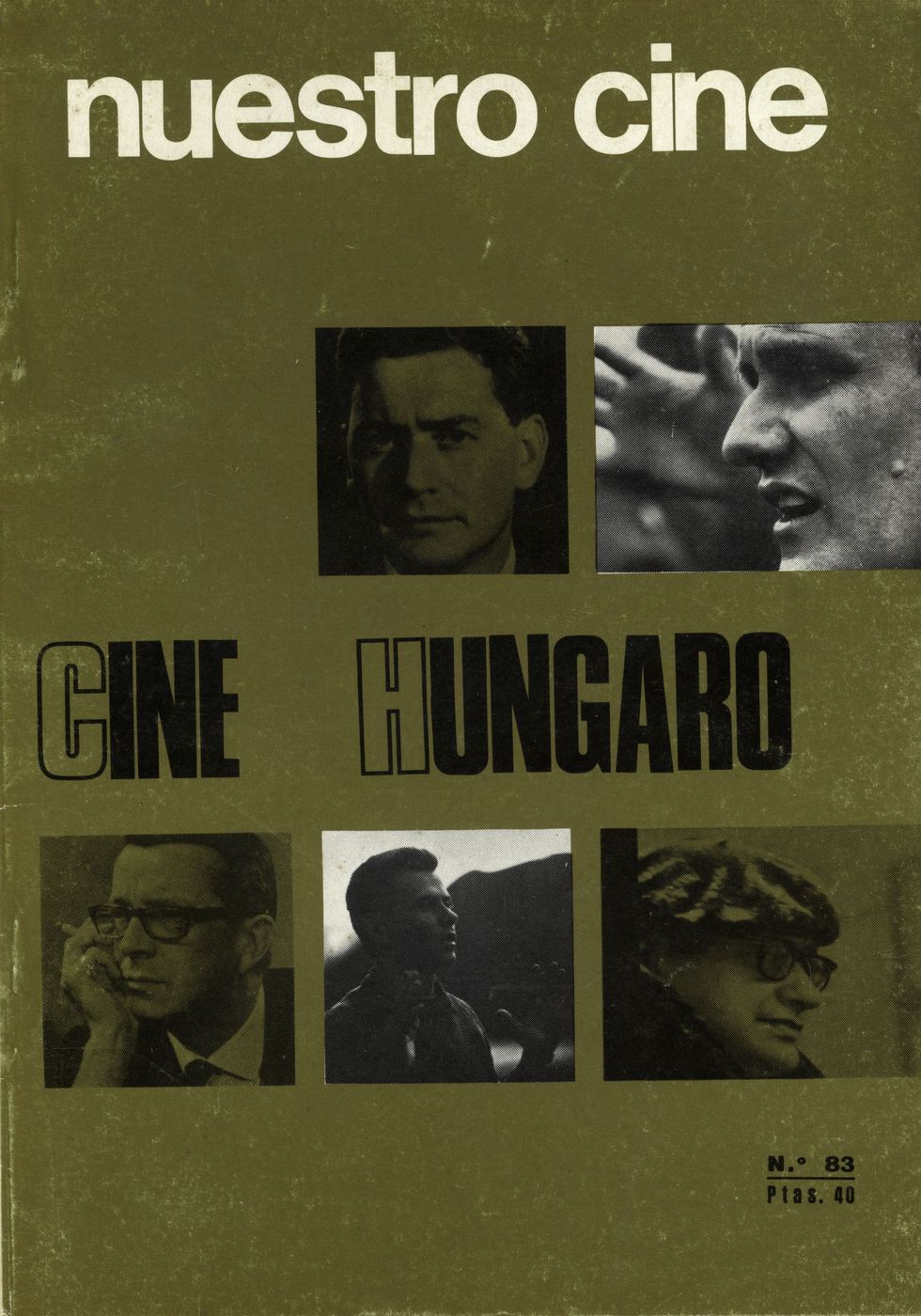NUESTRO CINE magazine side cover Issue 83 March 1969