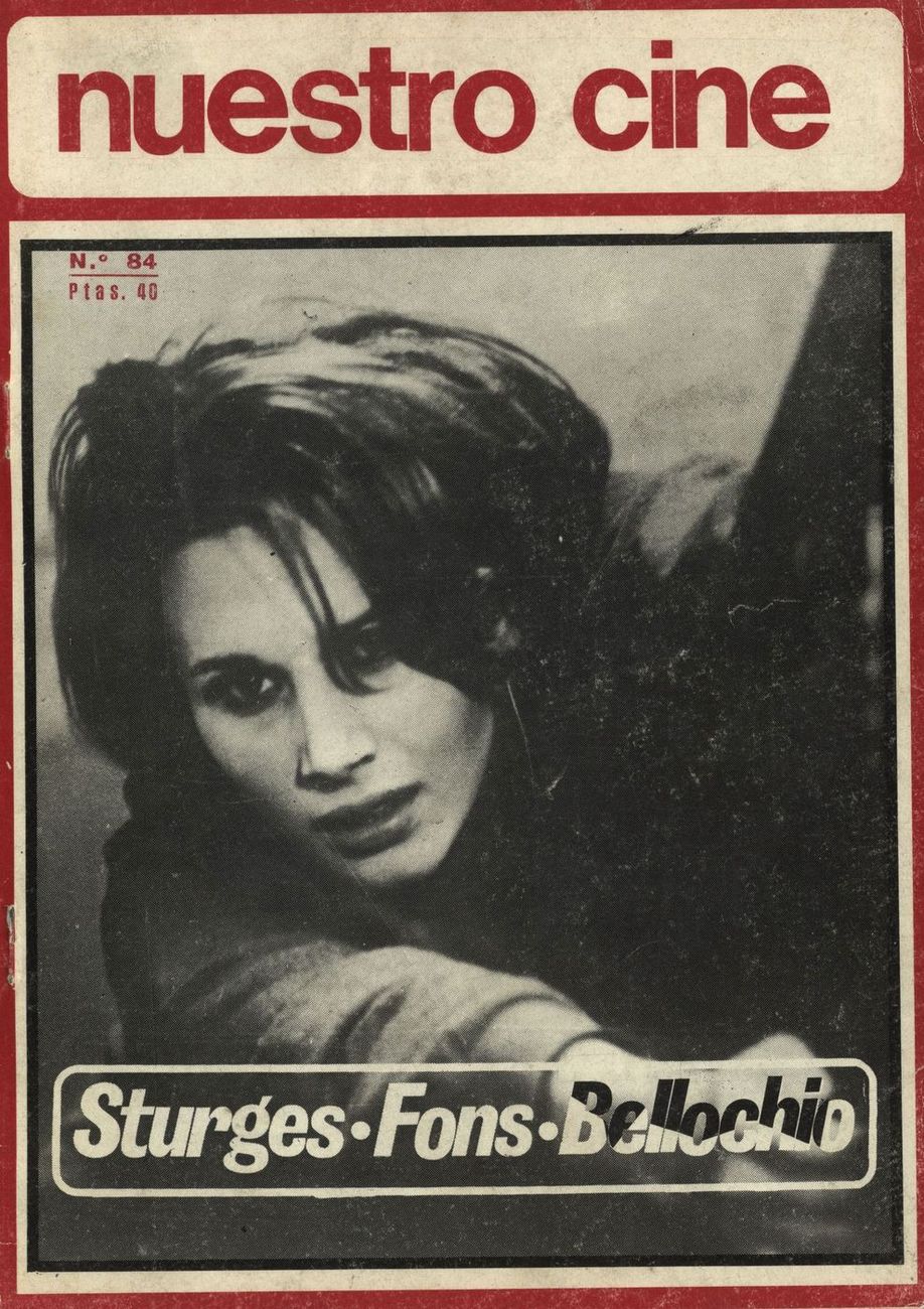 NUESTRO CINE magazine side cover Issue 84 April 1969