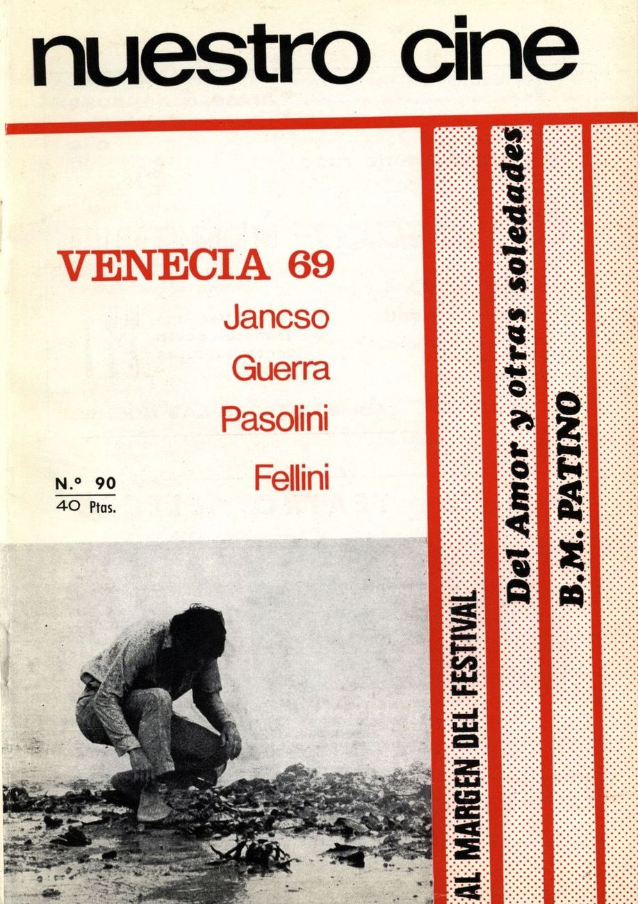 NUESTRO CINE magazine side cover Issue 90 October 1969