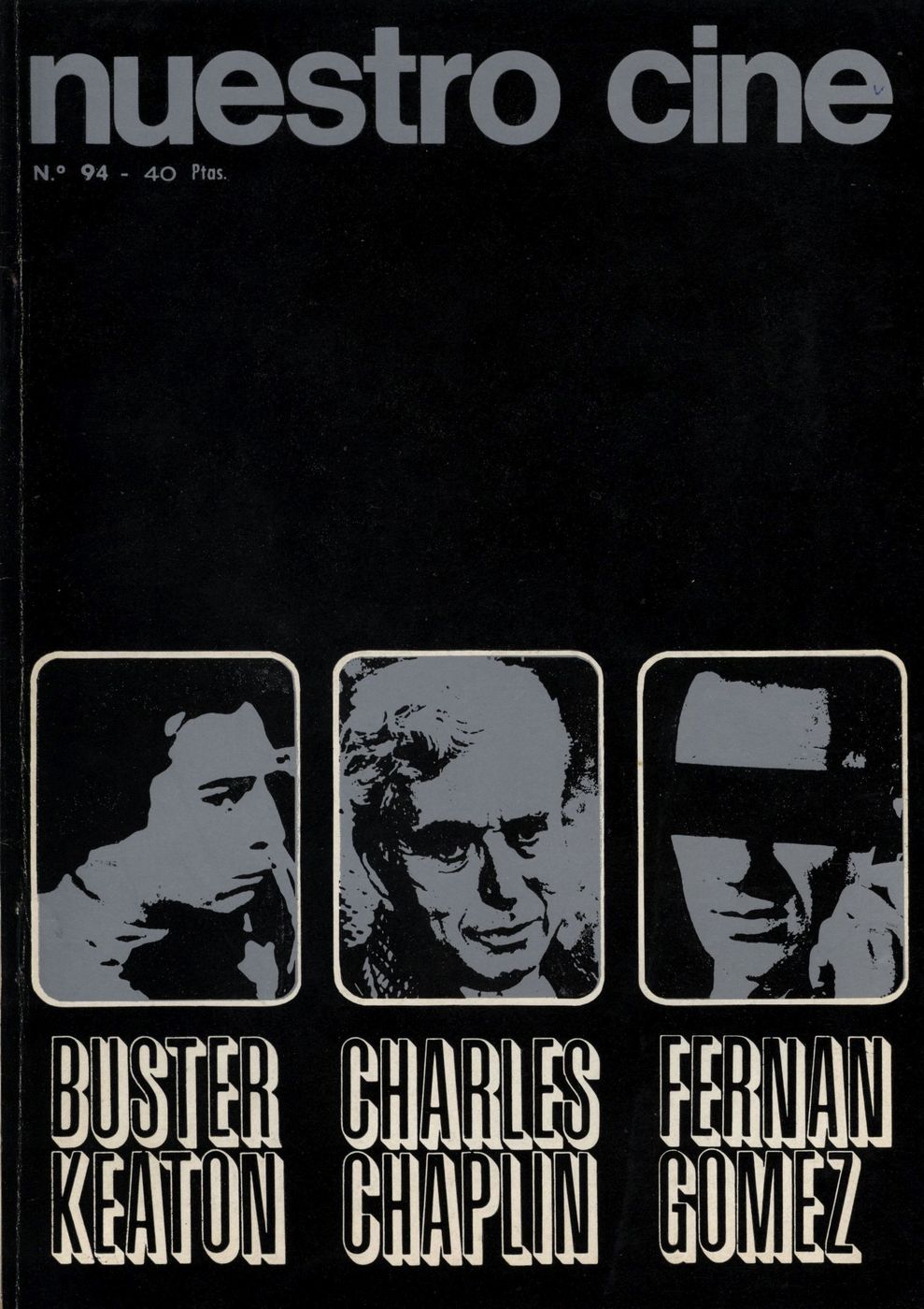 NUESTRO CINE magazine side cover Issue 94 February 1970