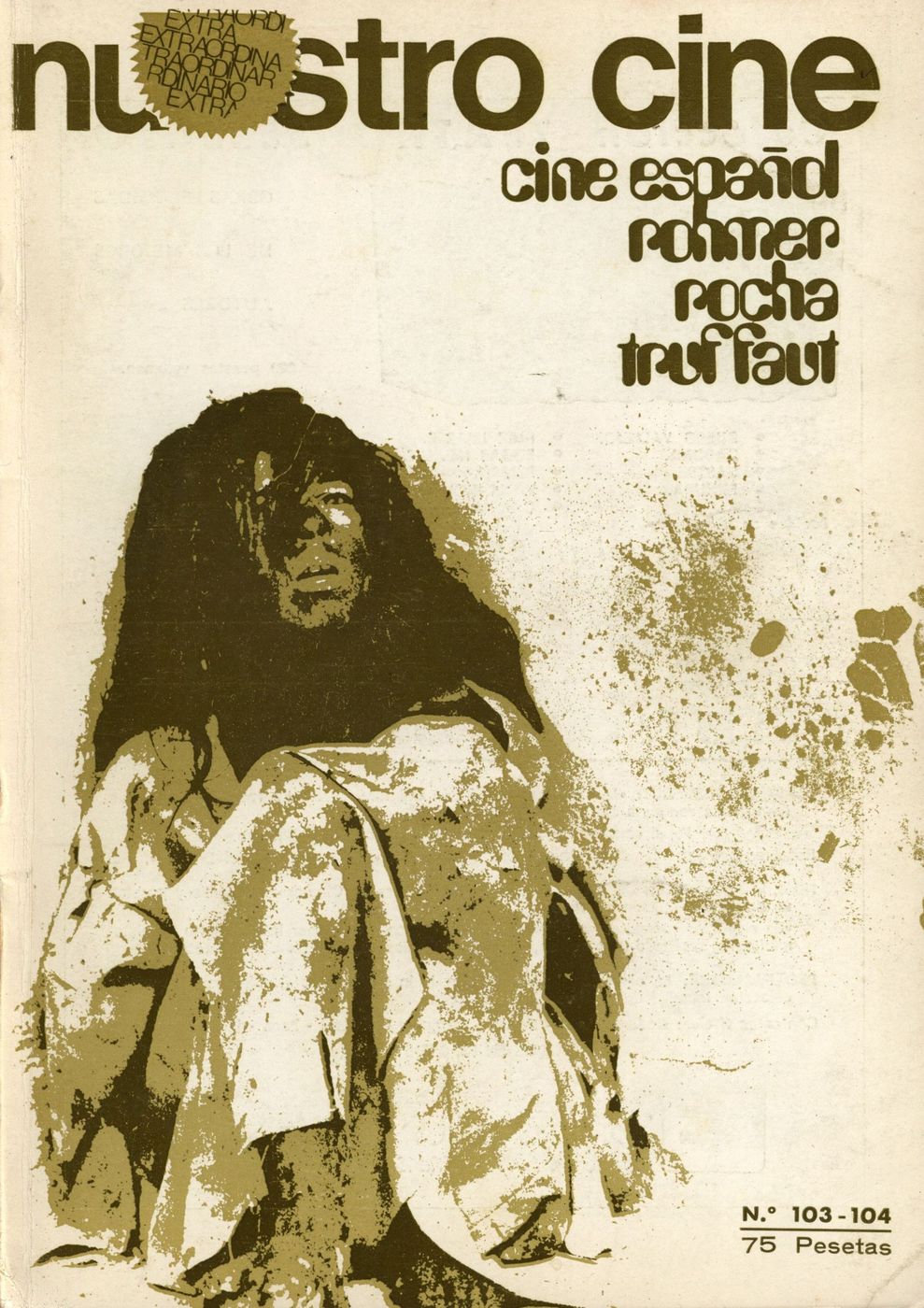 NUESTRO CINE magazine side cover Issue 103/104 November/December 1970