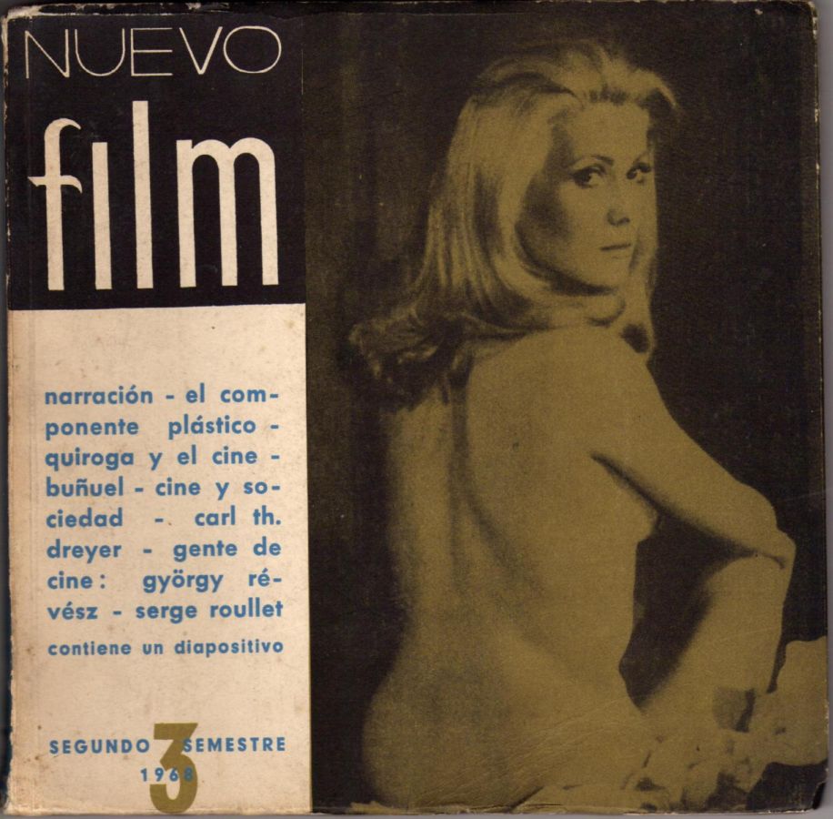 NUEVO FILM magazine side cover Issue 3  1968