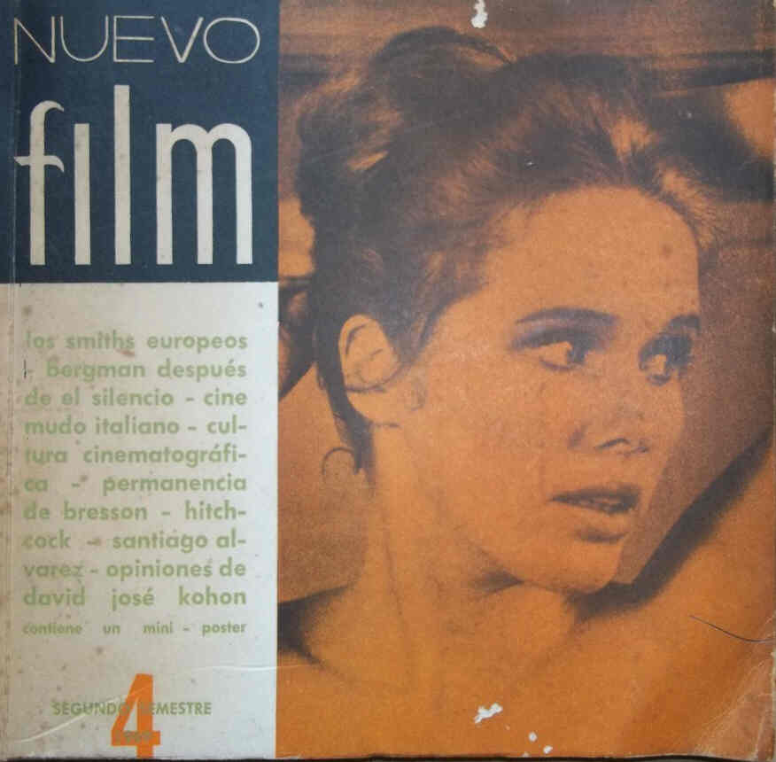 NUEVO FILM magazine side cover Issue 4  1969