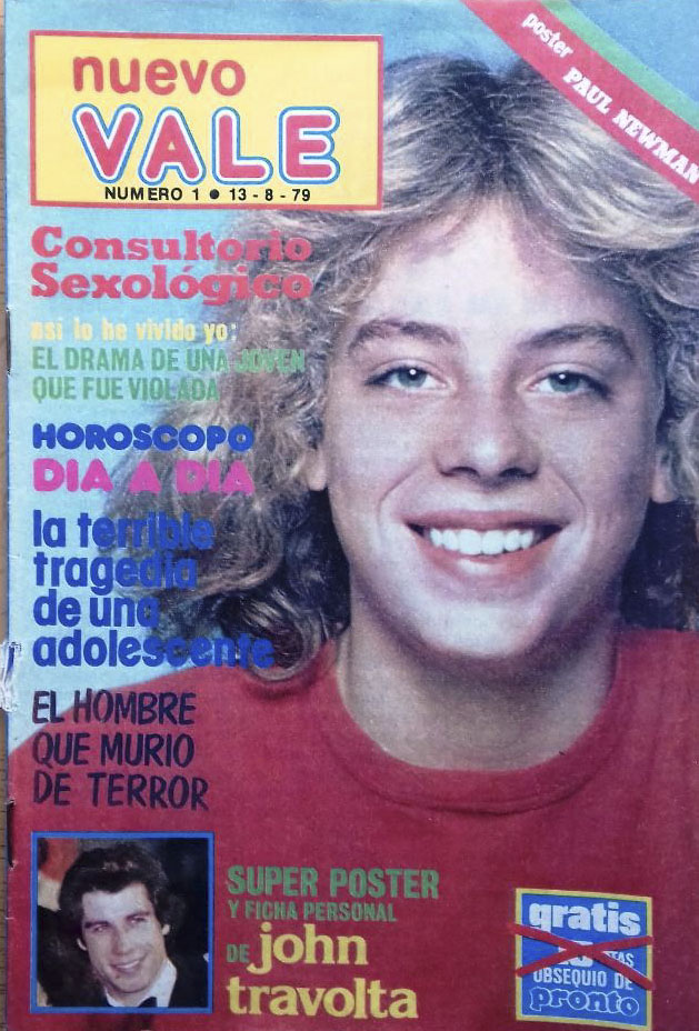 NUEVO VALE magazine side cover Issue 1 13 August 1979
