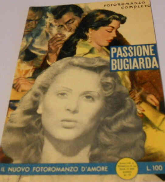 IL NUOVO FOTOROMANZO D AMORE magazine side cover Issue 4  1954