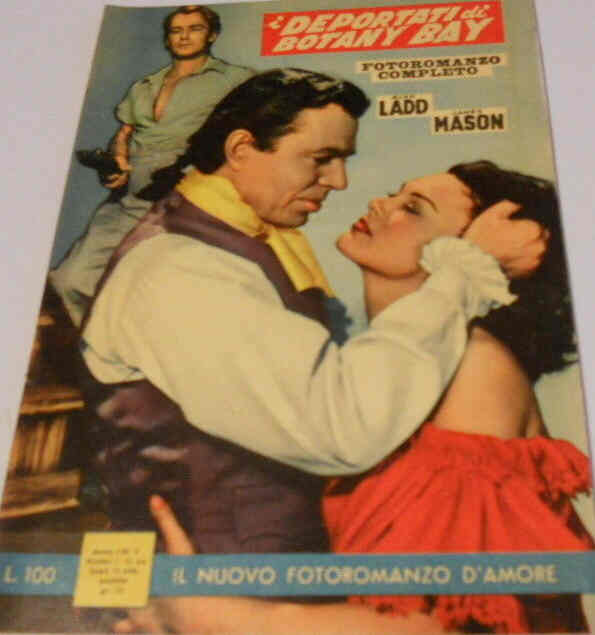 IL NUOVO FOTOROMANZO D AMORE magazine side cover Issue 5  1954