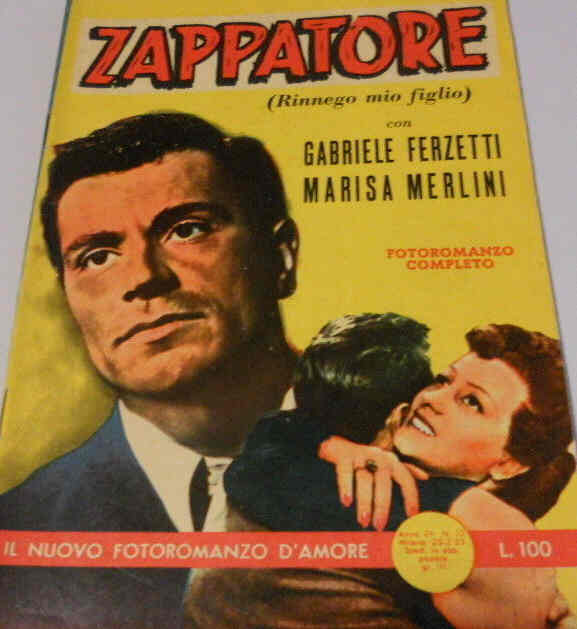 IL NUOVO FOTOROMANZO D AMORE magazine side cover Issue 13  1955