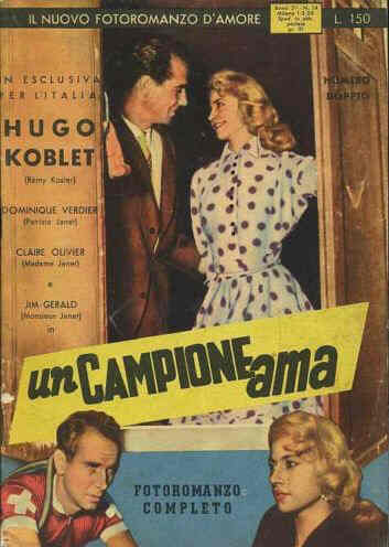 IL NUOVO FOTOROMANZO D AMORE magazine side cover Issue 14  1955