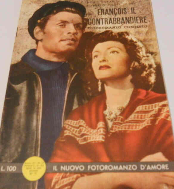 IL NUOVO FOTOROMANZO D AMORE magazine side cover Issue 17  1955