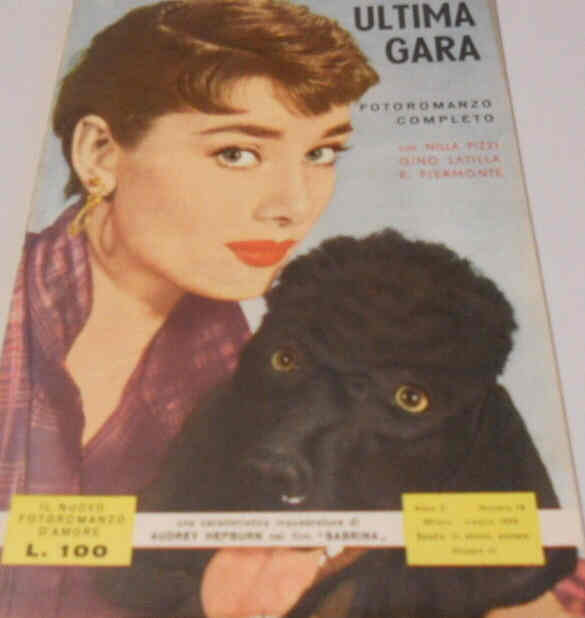 IL NUOVO FOTOROMANZO D AMORE magazine side cover Issue 19  1955