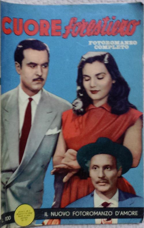 IL NUOVO FOTOROMANZO D AMORE magazine side cover Issue 7  1954