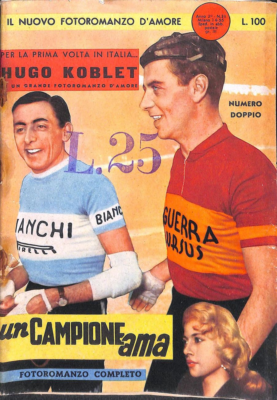 IL NUOVO FOTOROMANZO D AMORE magazine side cover Issue 23  1955