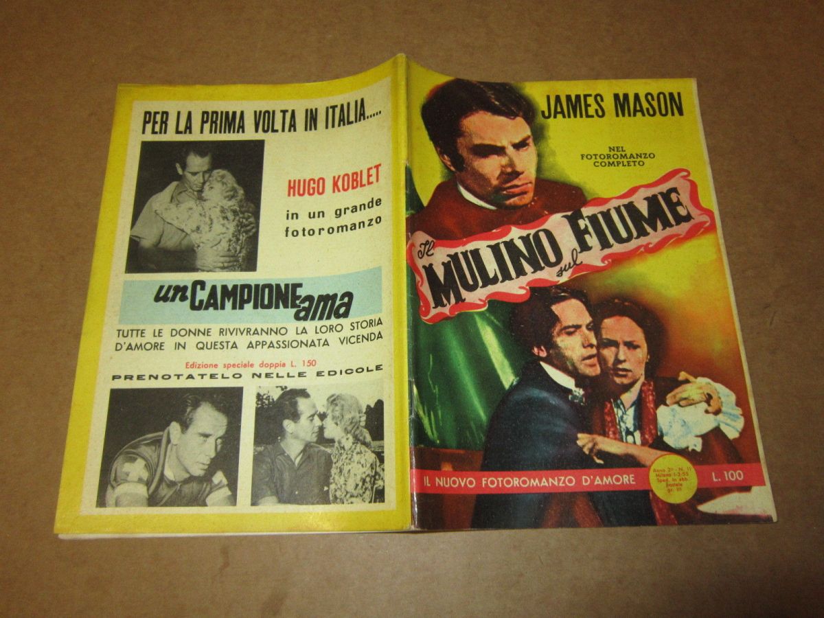IL NUOVO FOTOROMANZO D AMORE magazine side cover Issue 11 1 February 1955