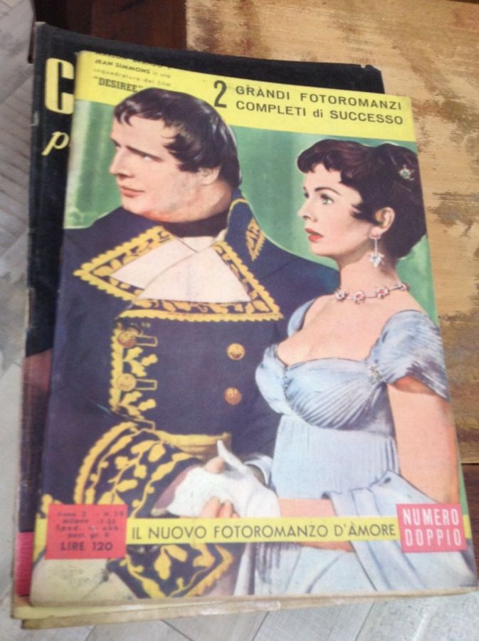 IL NUOVO FOTOROMANZO D AMORE magazine side cover Issue 29   1955