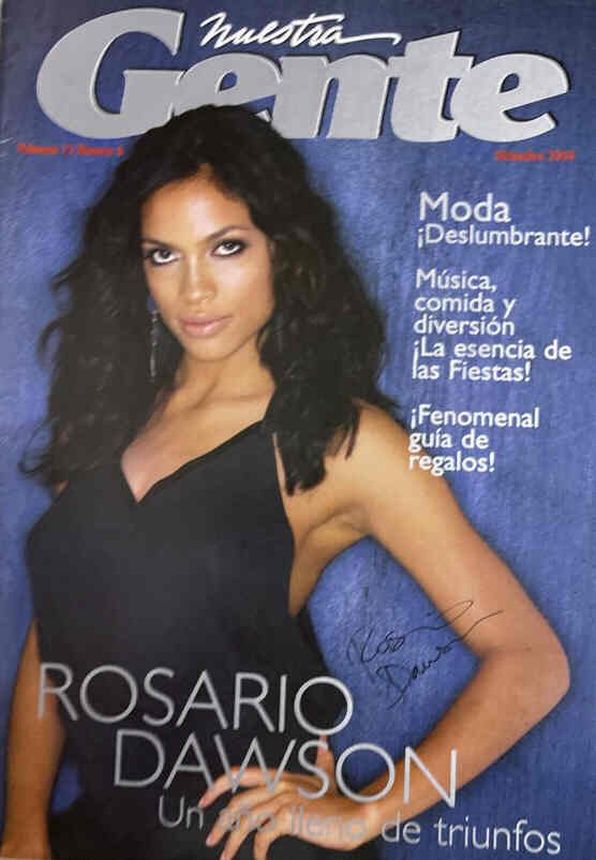 NUESTRA GENTE magazine side cover  December 2004