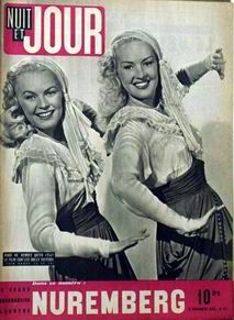 NUIT ET JOUR magazine side cover Issue 47 15 November 1945