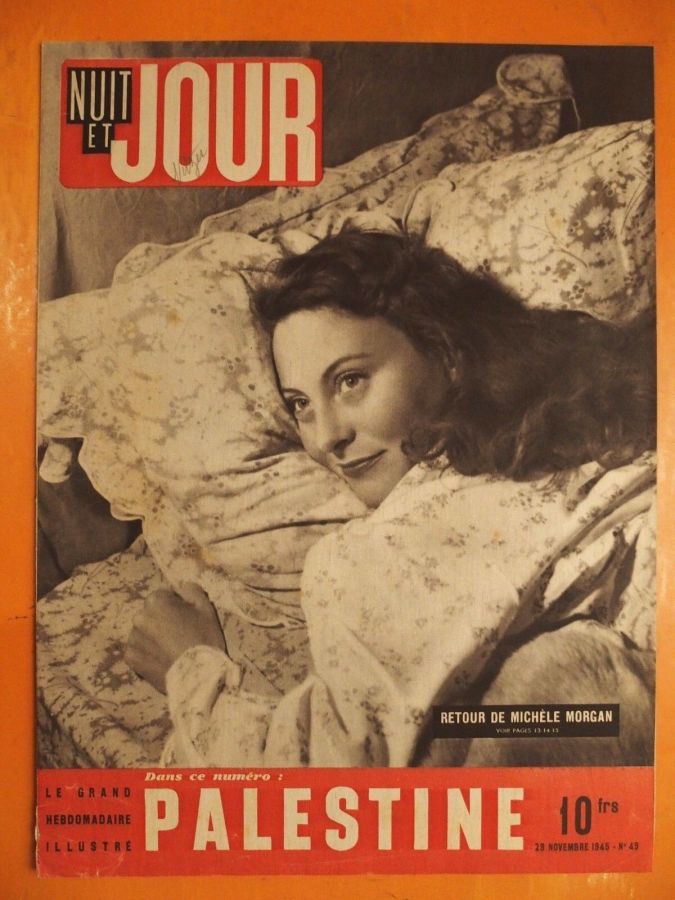 NUIT ET JOUR magazine side cover Issue 49 29 November 1945