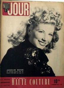 NUIT ET JOUR magazine side cover Issue 50 6 December 1945
