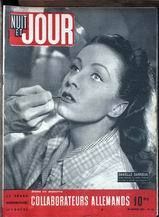NUIT ET JOUR magazine side cover Issue 55 10 January 1946