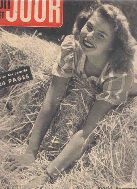 NUIT ET JOUR magazine side cover Issue 77 13 June 1946