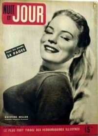 NUIT ET JOUR magazine side cover Issue 96 24 October 1946