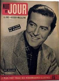 NUIT ET JOUR magazine side cover Issue 98 7 November 1946