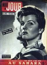 NUIT ET JOUR magazine side cover Issue 100 21 November 1946