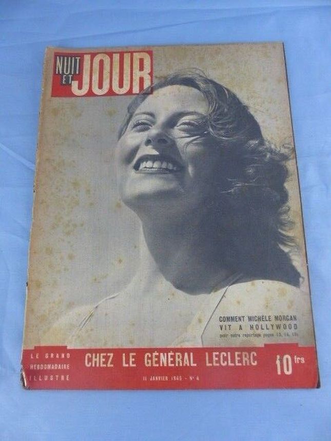 NUIT ET JOUR magazine side cover Issue 4 11 January 1945