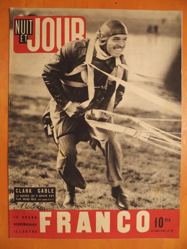 NUIT ET JOUR magazine side cover Issue 35 23 August 1945