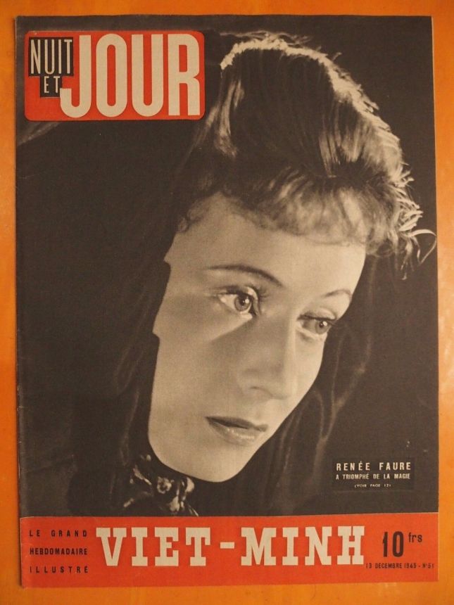 NUIT ET JOUR magazine side cover Issue 51 13 December 1945