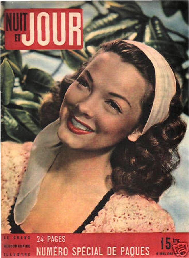 NUIT ET JOUR magazine side cover Issue 69 18 April 1946