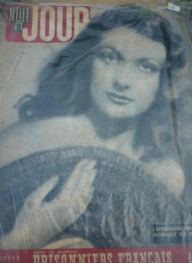 NUIT ET JOUR magazine side cover Issue 11 1 March 1945