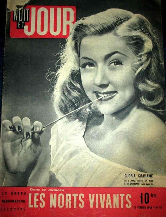 NUIT ET JOUR magazine side cover Issue 61 21 February 1946
