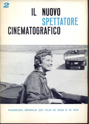 NUOVO SPETTATORE CINEMATOGRAFICO magazine side cover Issue 2 August 1959