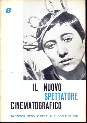 NUOVO SPETTATORE CINEMATOGRAFICO magazine side cover Issue 8  1960