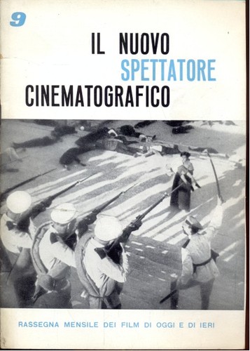 NUOVO SPETTATORE CINEMATOGRAFICO magazine side cover Issue 9  1960