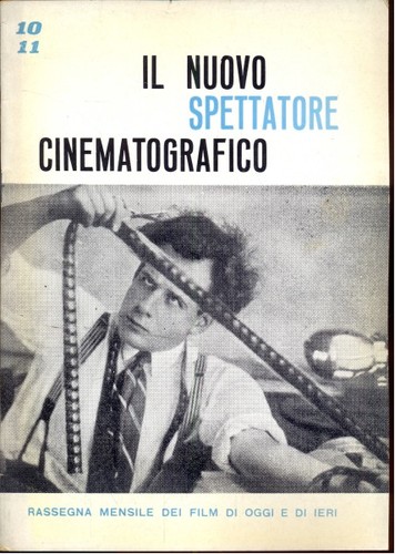 NUOVO SPETTATORE CINEMATOGRAFICO magazine side cover Issue 10/11  1960